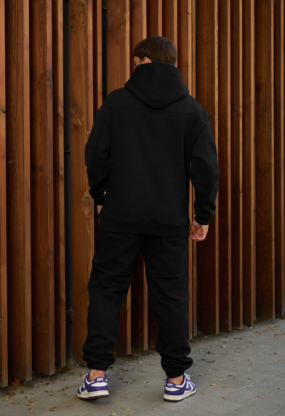 Dres Staff say black logo fleece