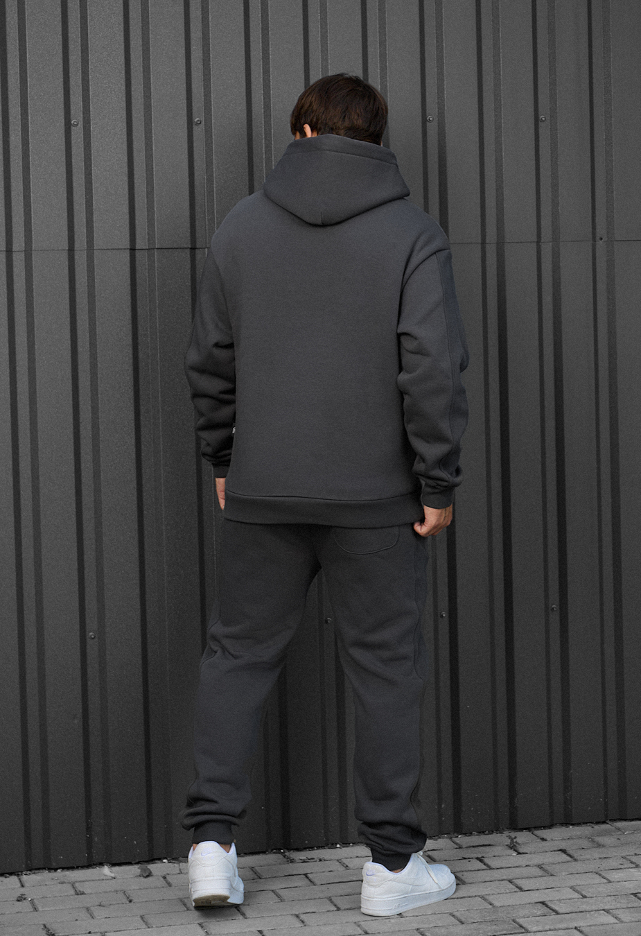 Dres Staff cr dark gray oversize fleece