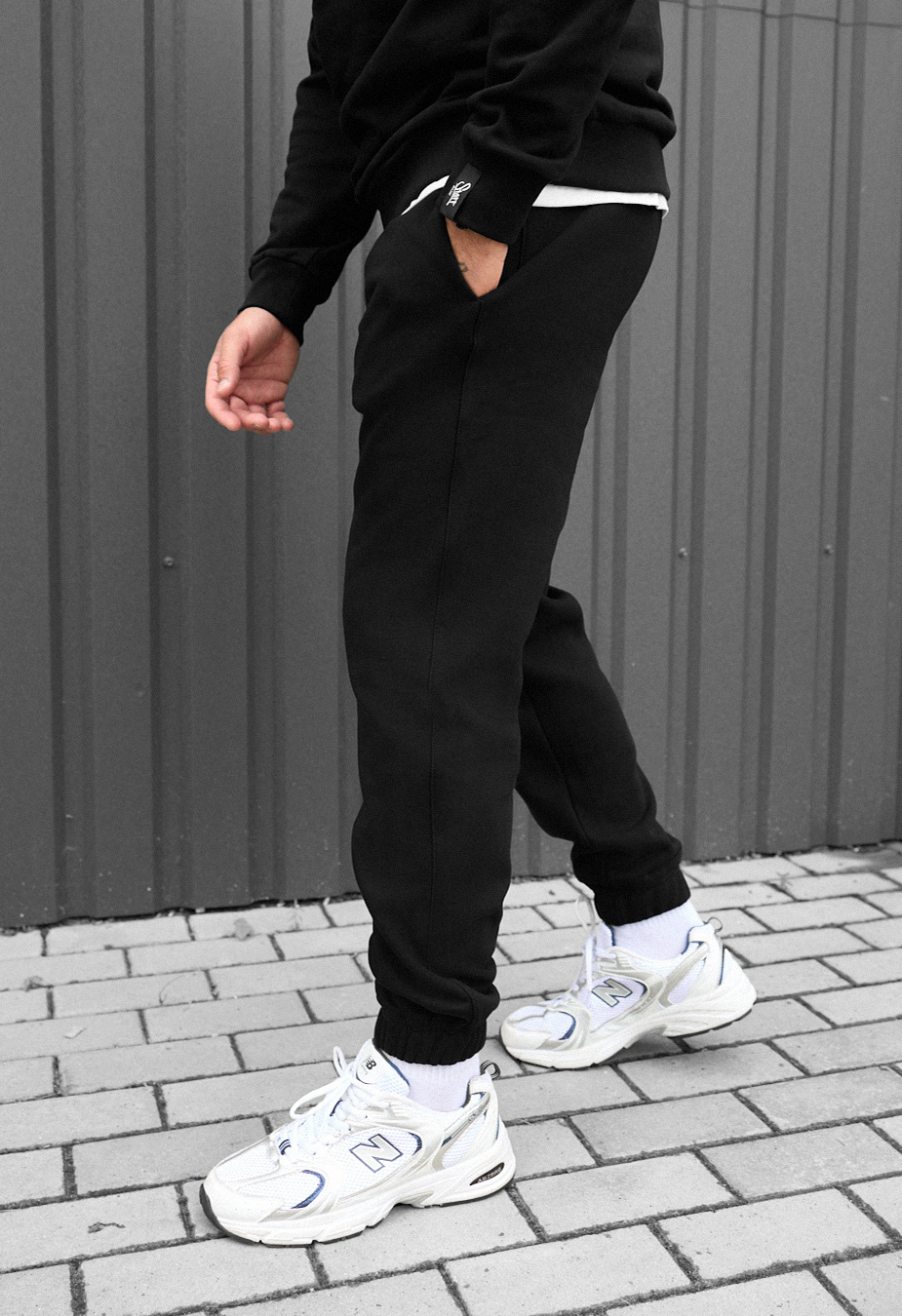 Spodnie dresowe Staff pa black fleece