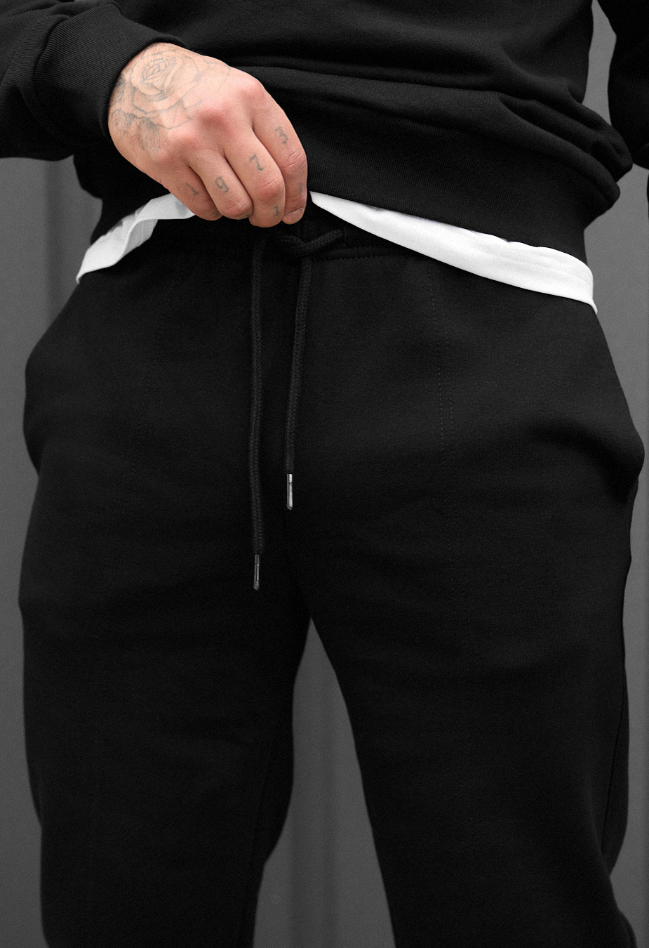 Spodnie dresowe Staff pa black fleece