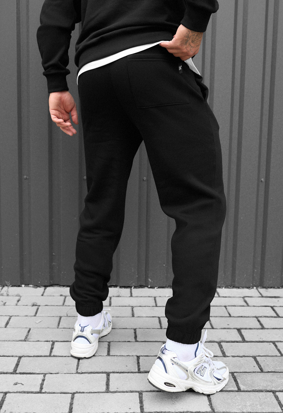Spodnie dresowe Staff pa black fleece