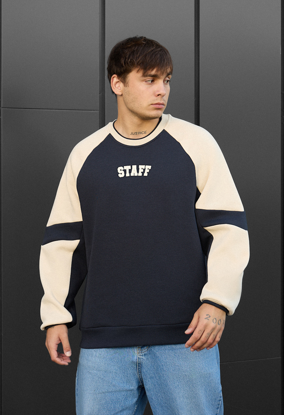 Bluza Staff logo oversize fleece