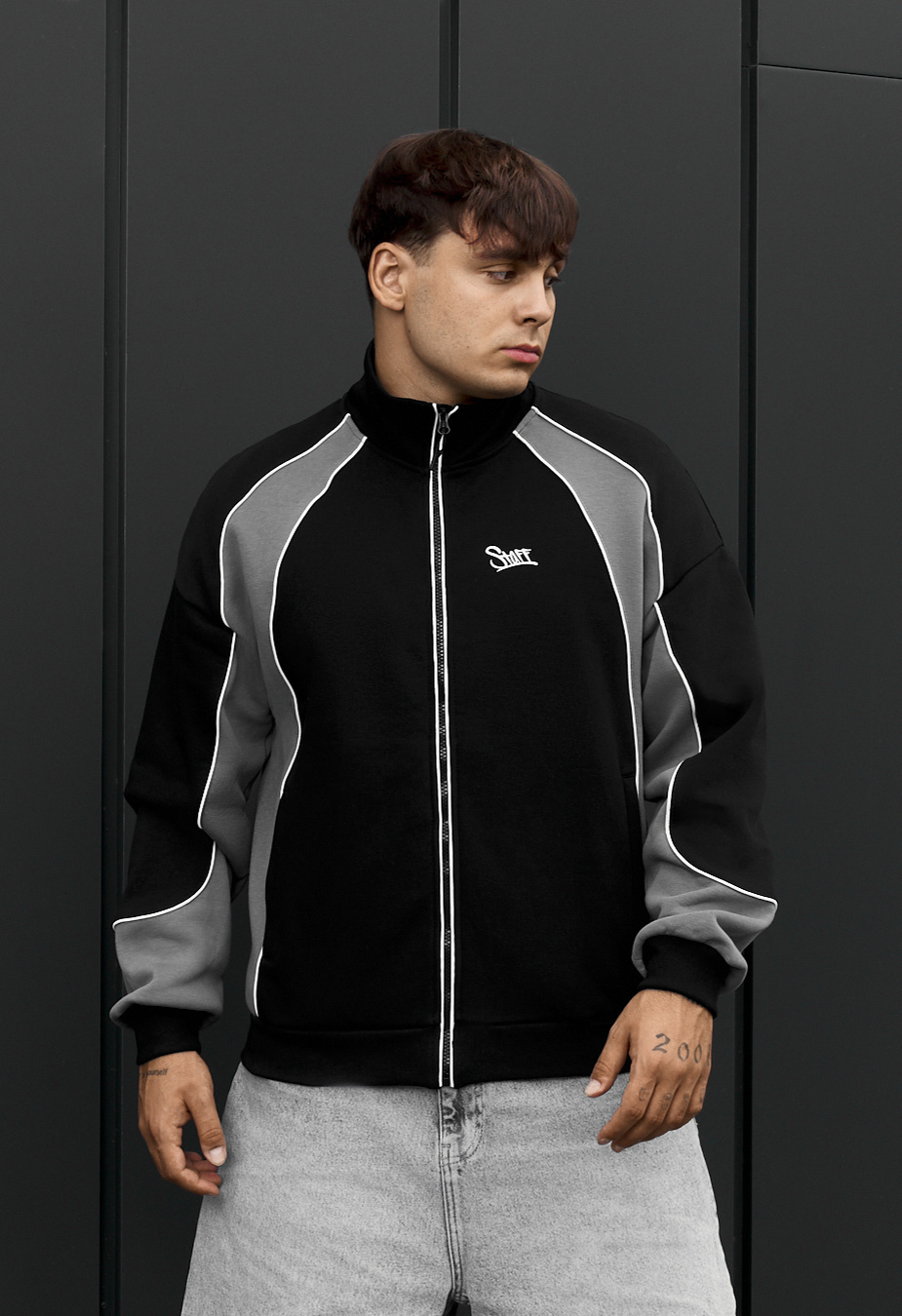 Olimpijka Staff mit gray & black reflective  fleece