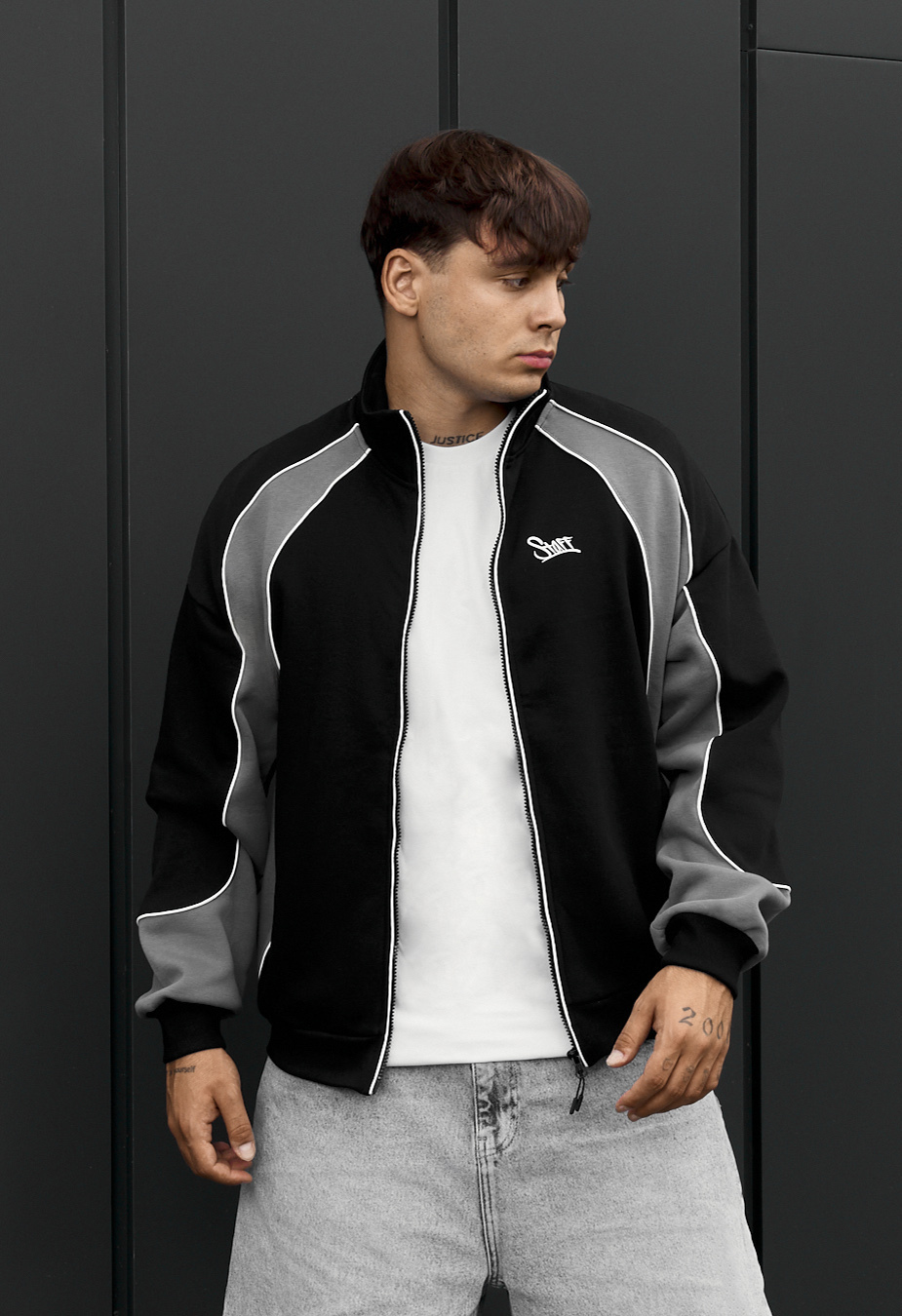 Olimpijka Staff mit gray & black reflective  fleece