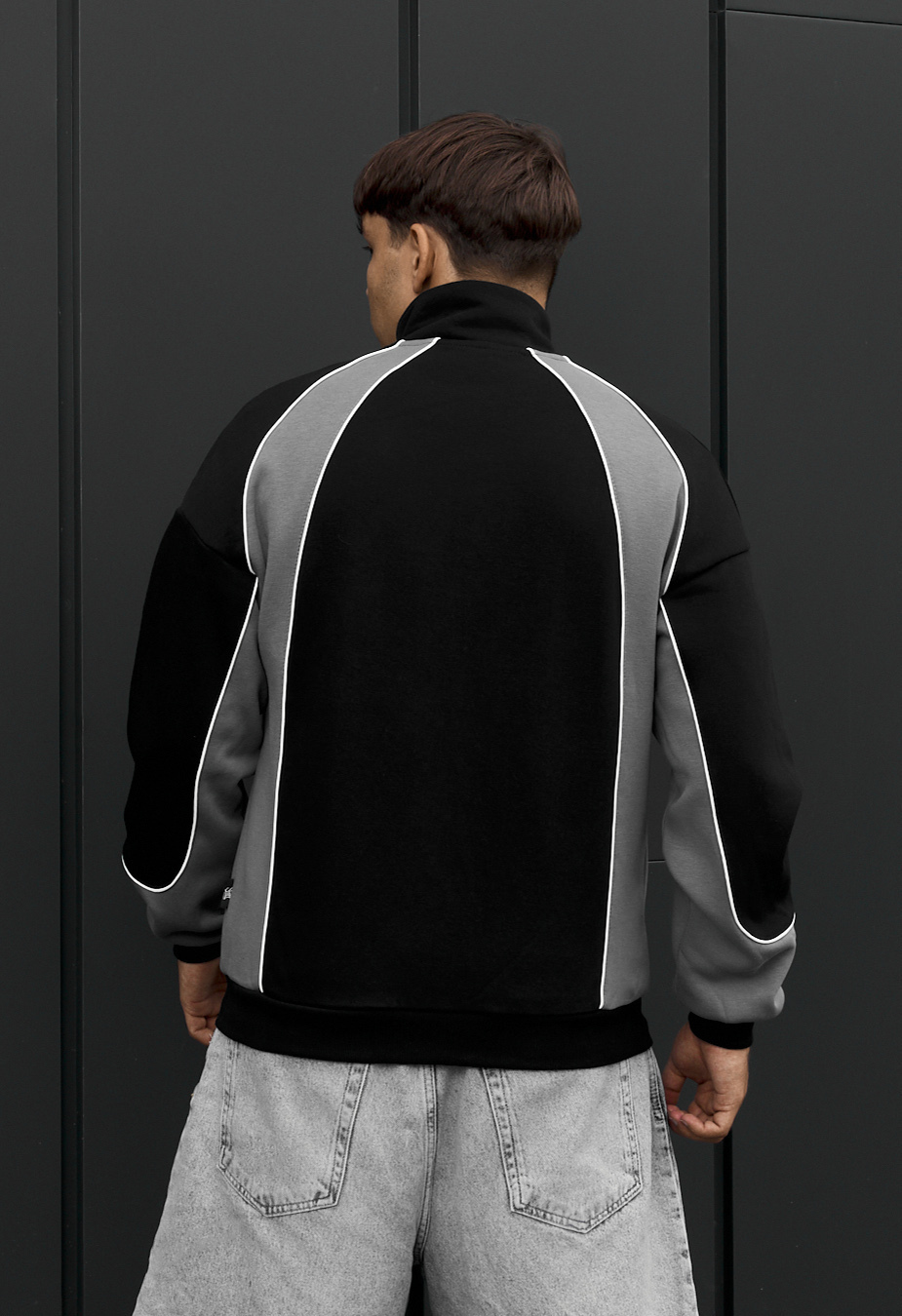 Olimpijka Staff mit gray & black reflective  fleece