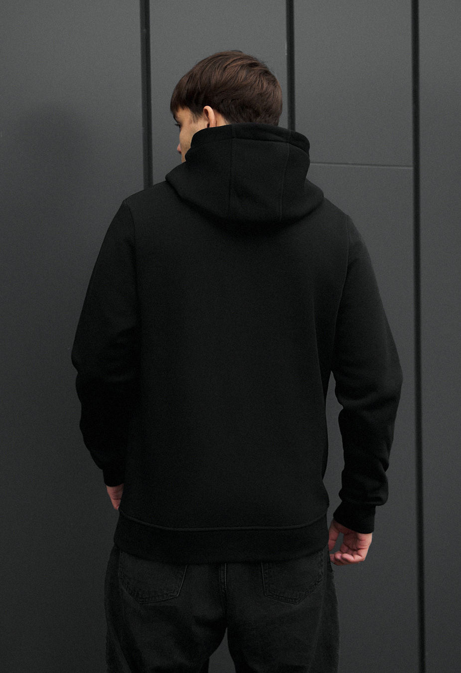 Bluza Staff black zip fleece