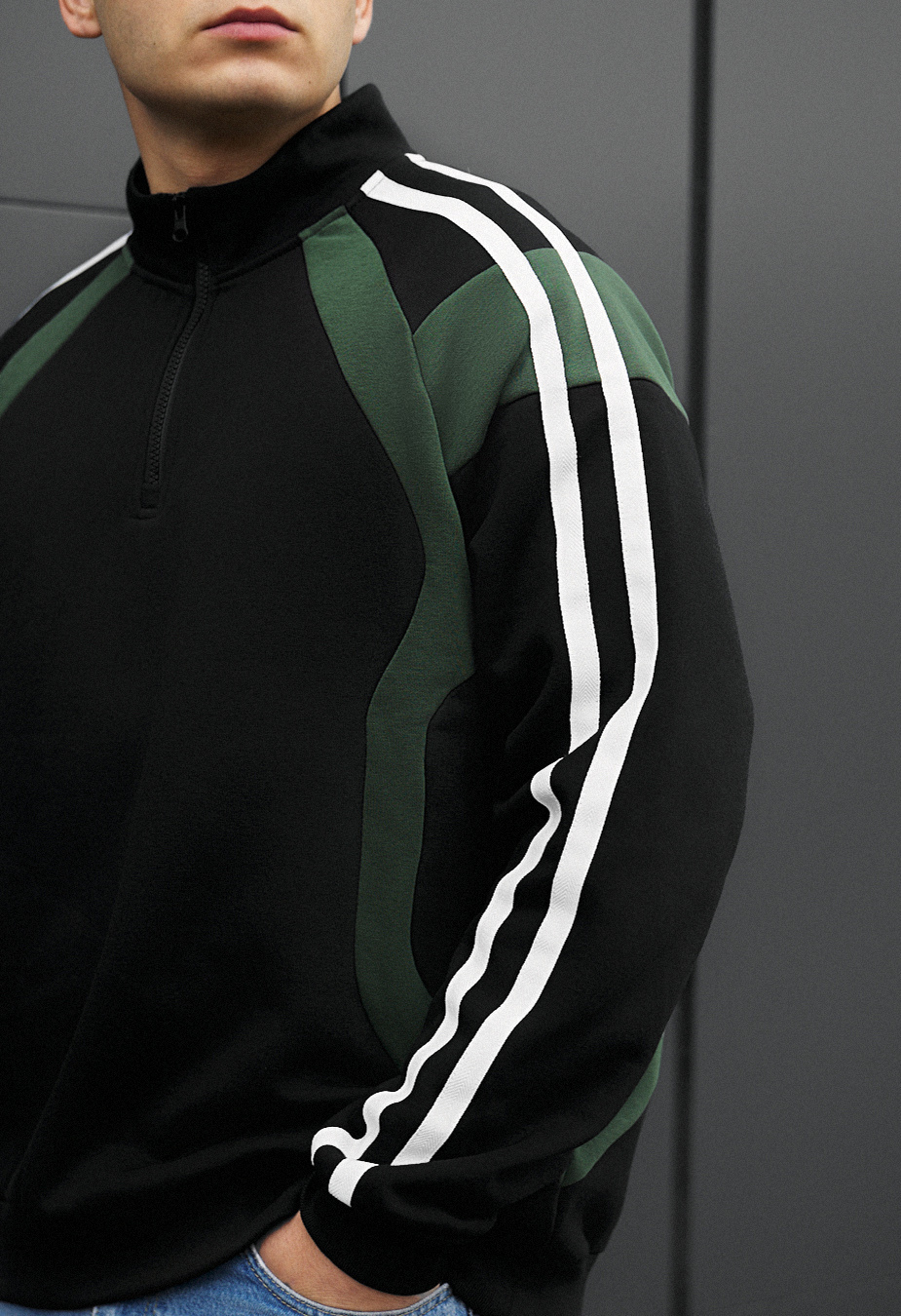 Olimpijka Staff ha oversize fleece