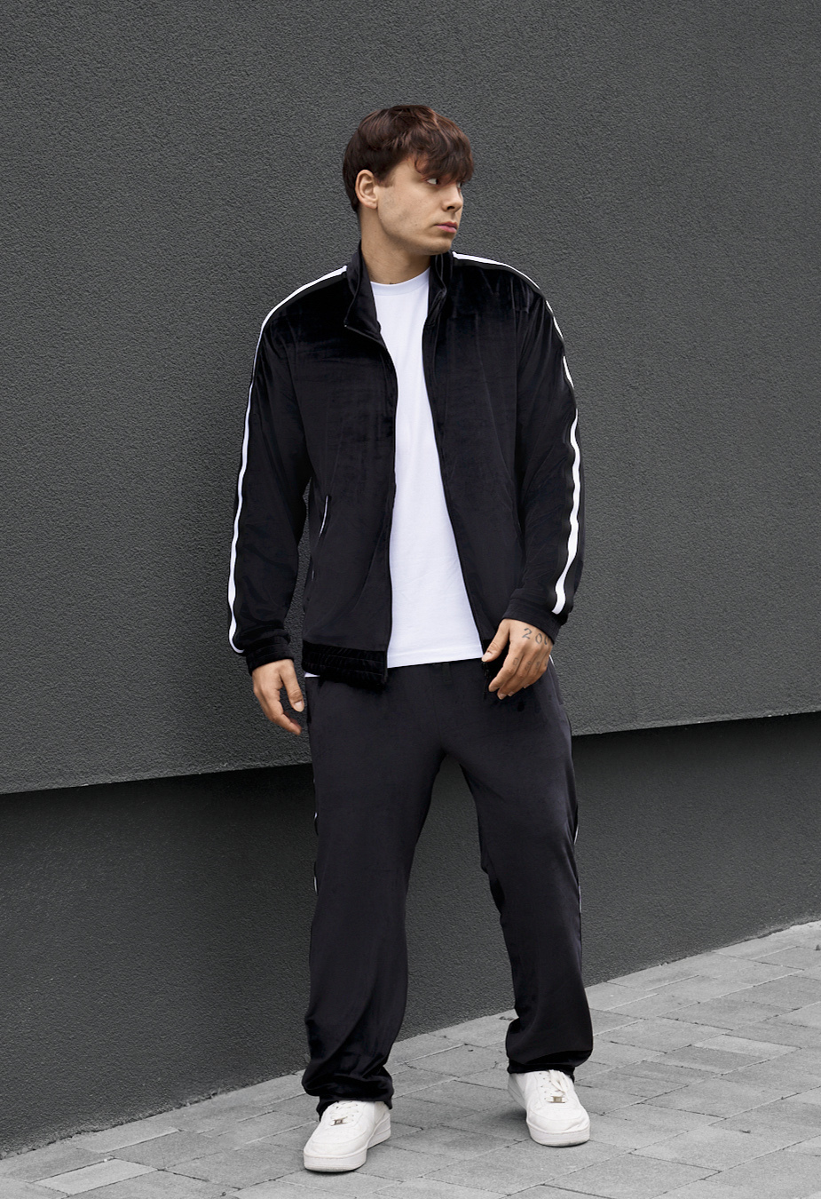Dres Staff van black zip