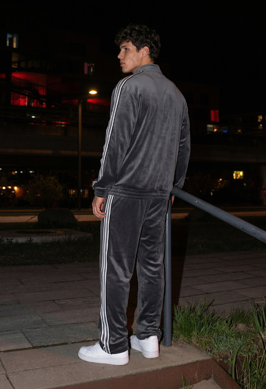 Dres Staff van graphite zip