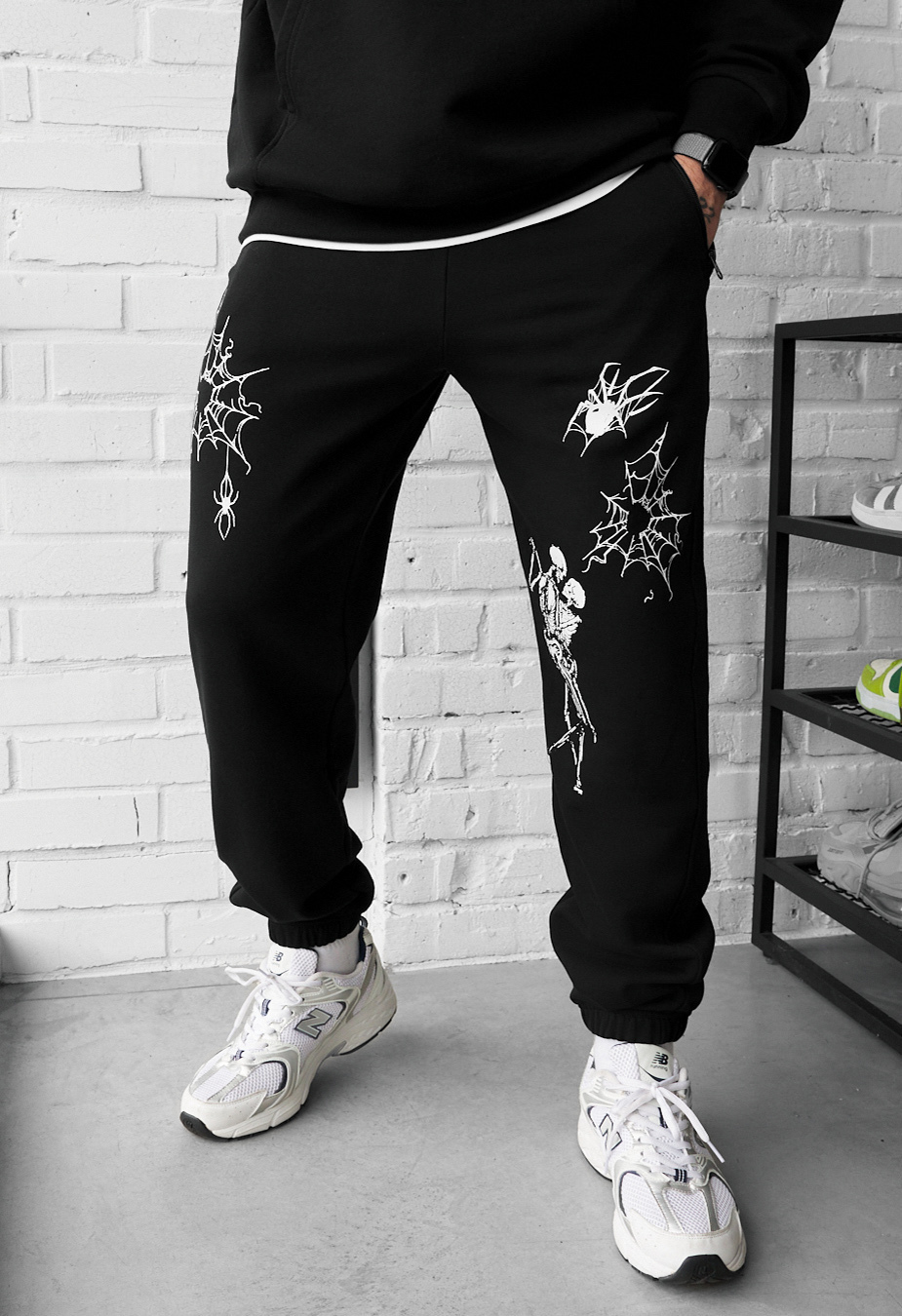 Spodnie dresowe Staff clo spider