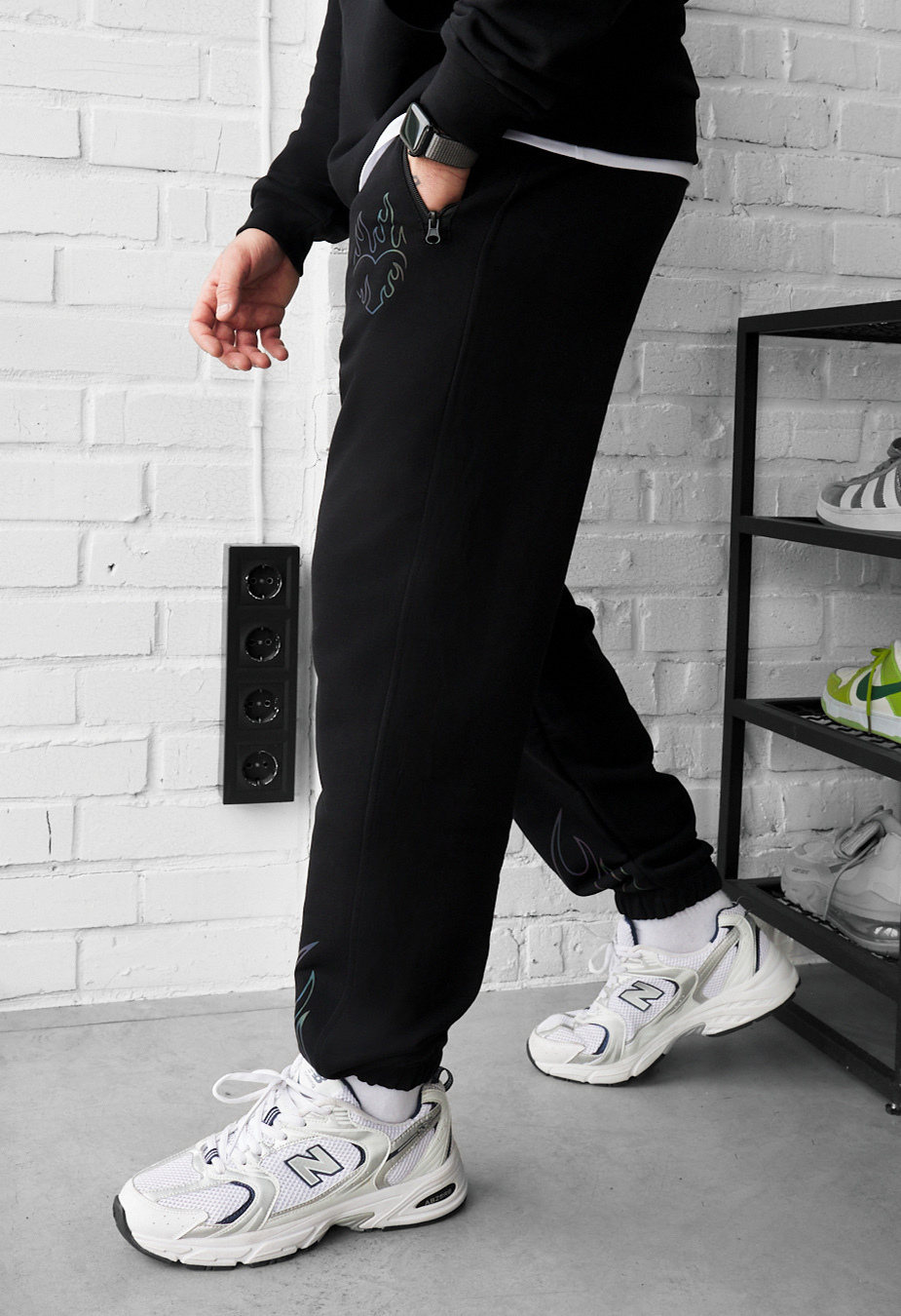 Spodnie dresowe Staff clo heart & fire reflective