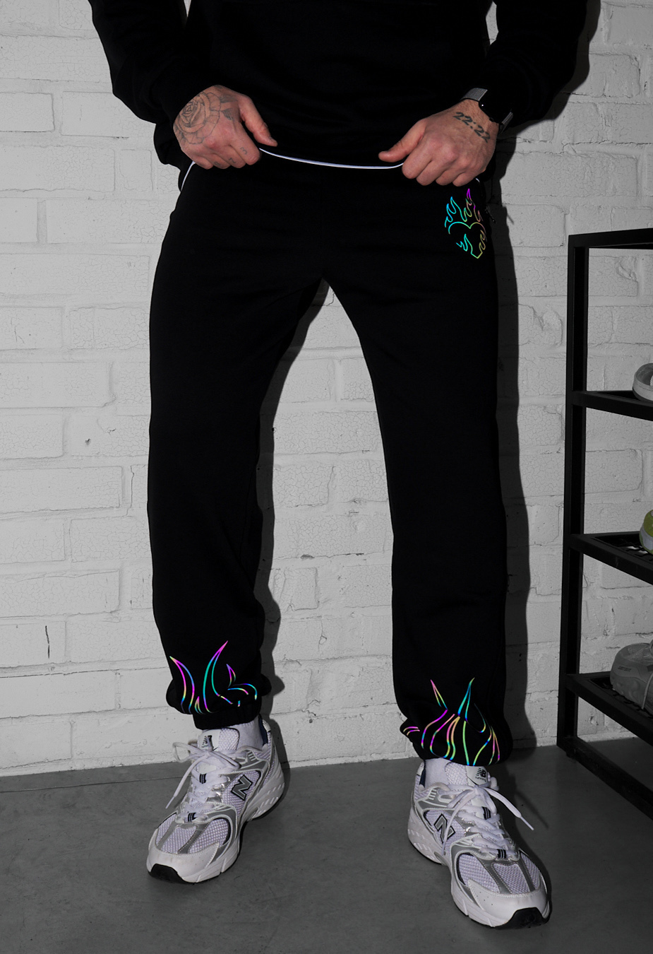 Spodnie dresowe Staff clo heart & fire reflective