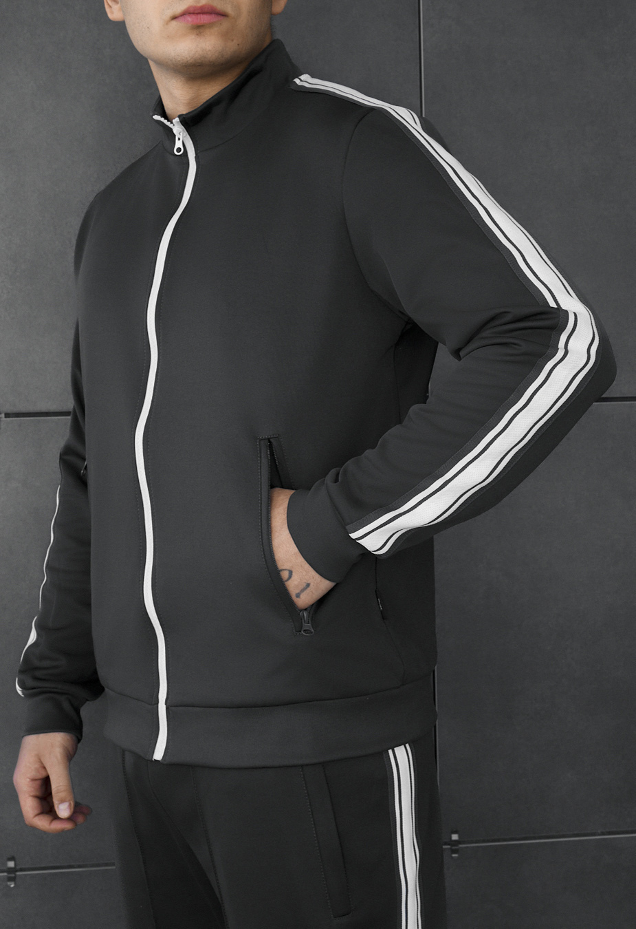 Dres Staff jak dark gray