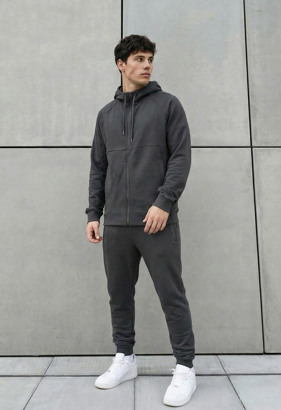 Dres Staff sh zip dark gray