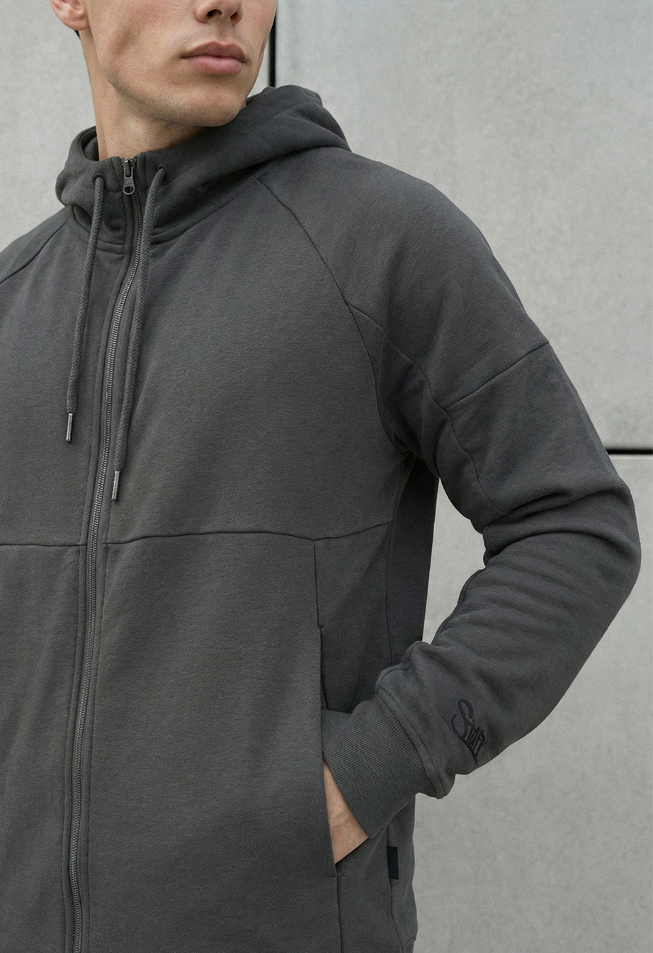 Dres Staff sh zip dark gray