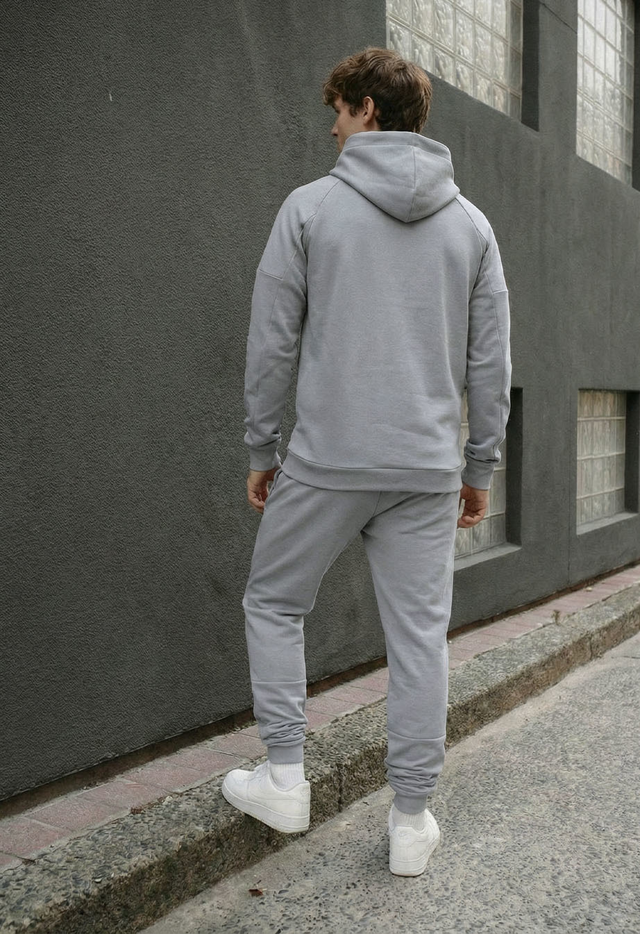 Dres Staff sh zip light gray