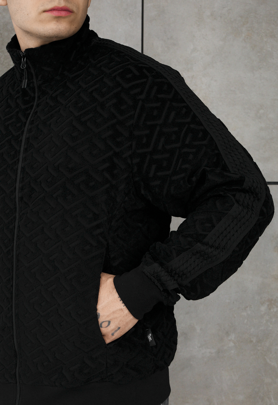 Olimpijka Staff ami black zip