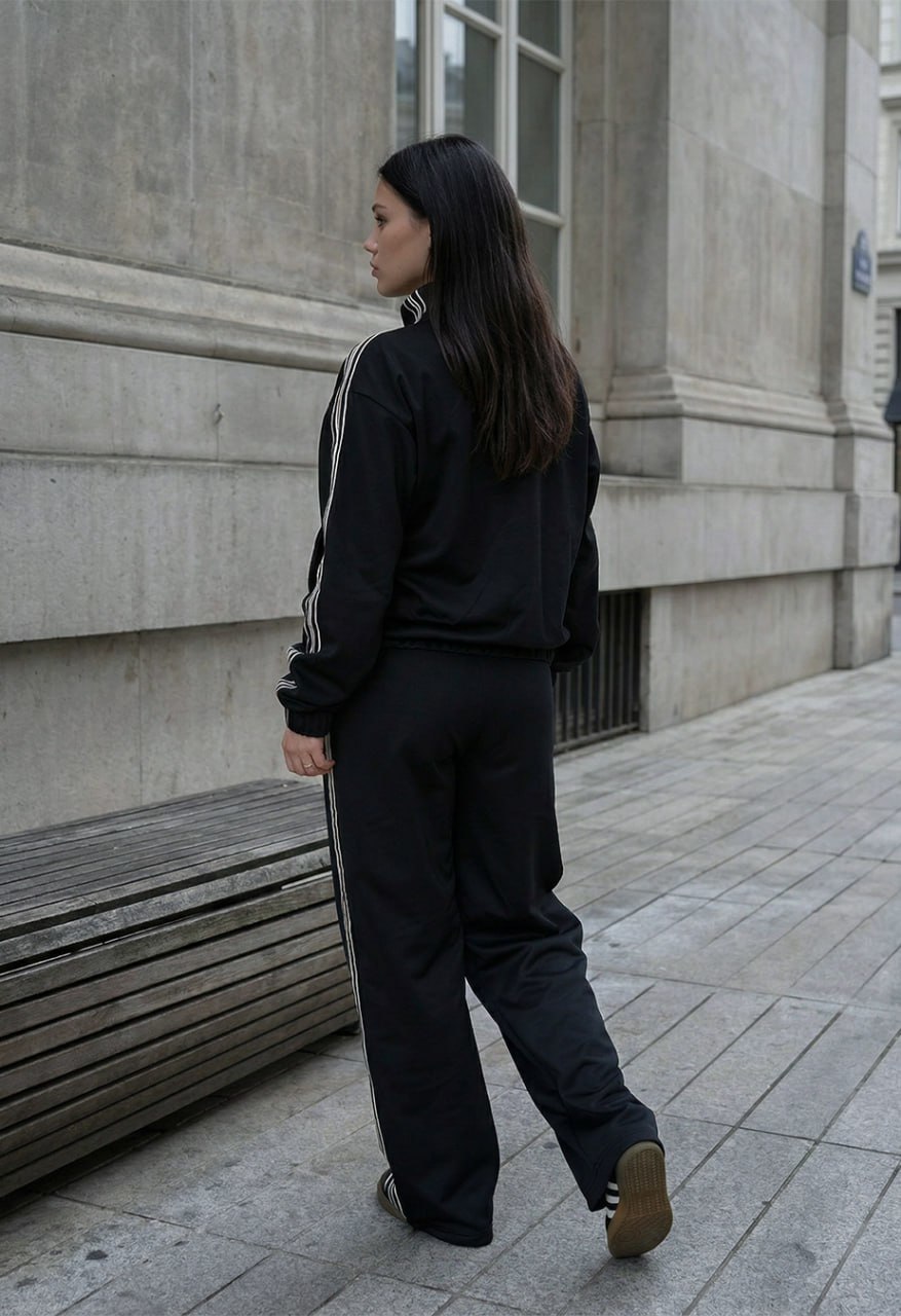 Dres Staff vi black logo zip oversize