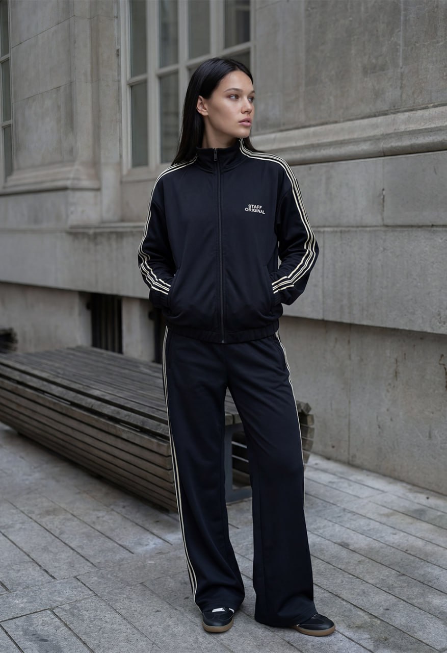 Dres Staff vi black logo zip oversize