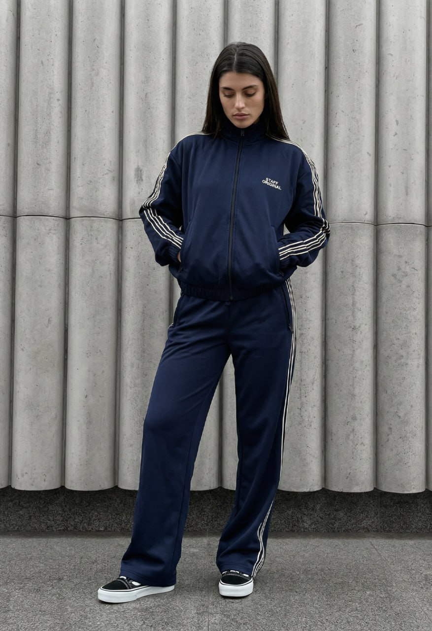 Dres Staff vi navy logo zip oversize