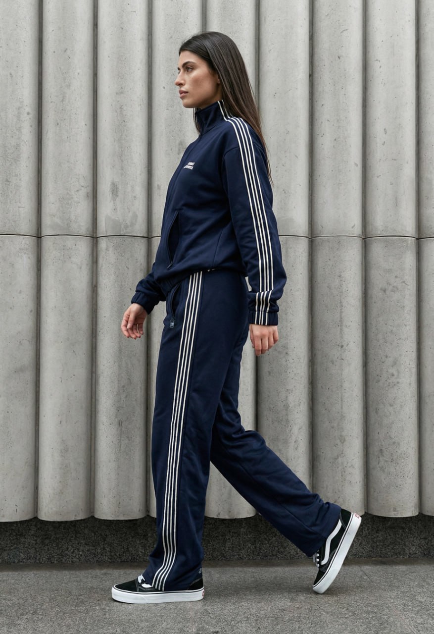 Dres Staff vi navy logo zip oversize