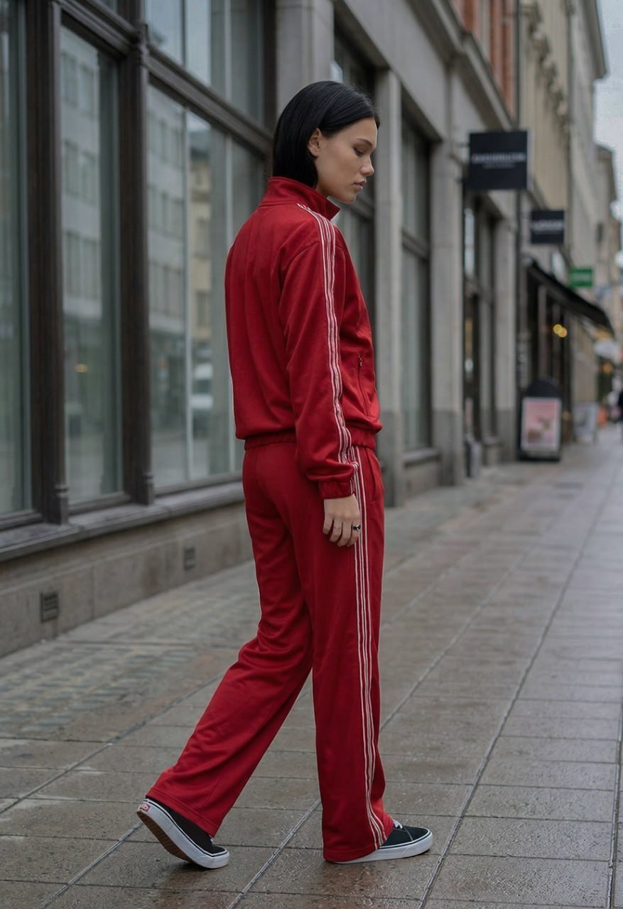 Dres Staff vi red logo zip oversize