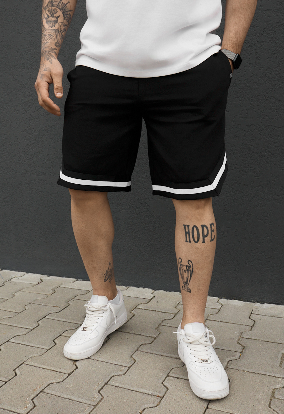Spodenki Staff tw black