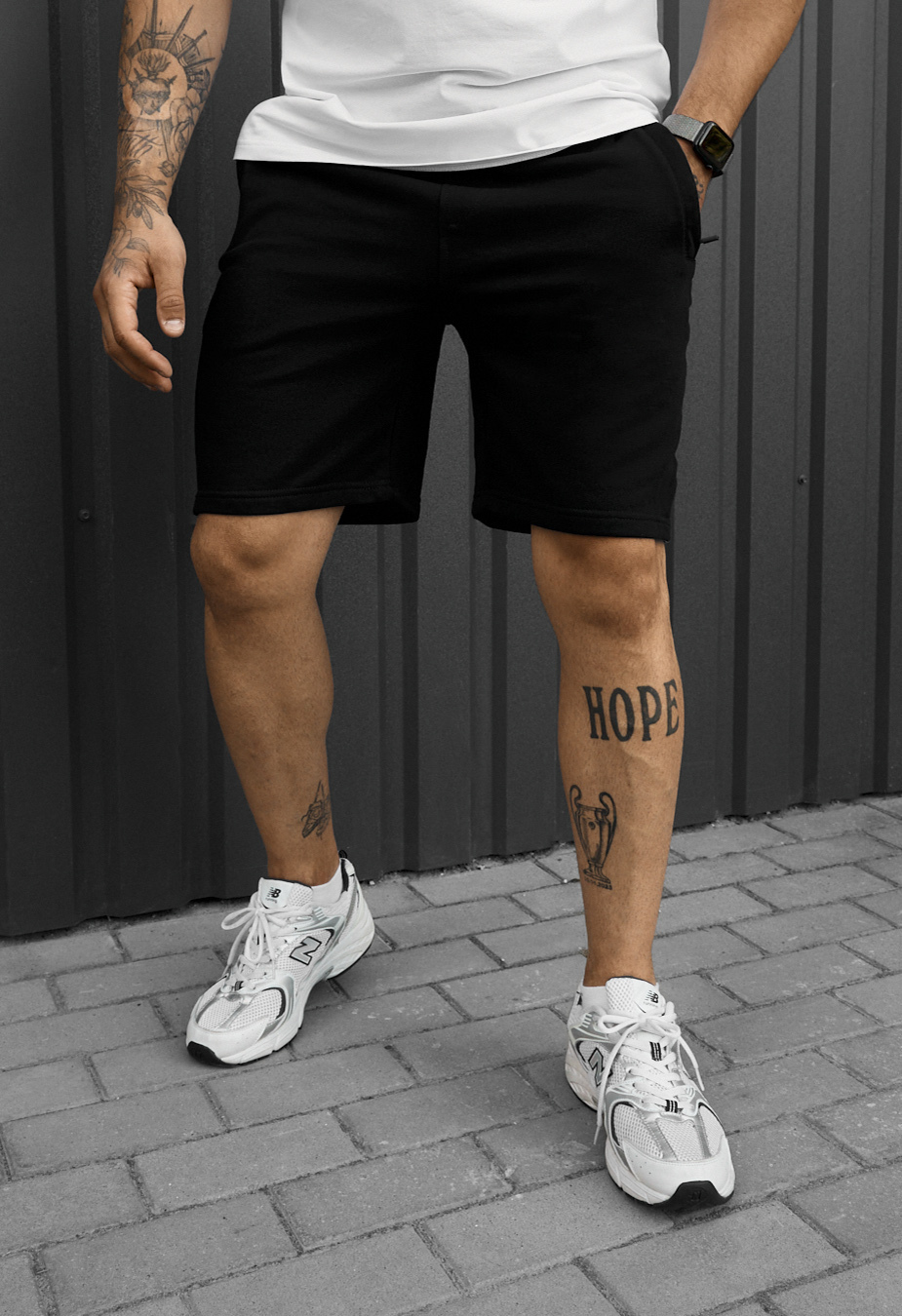 Spodenki Staff lam black logo