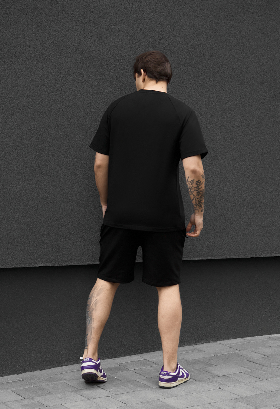 Komplet koszulka + spodenki Staff mb logo black
