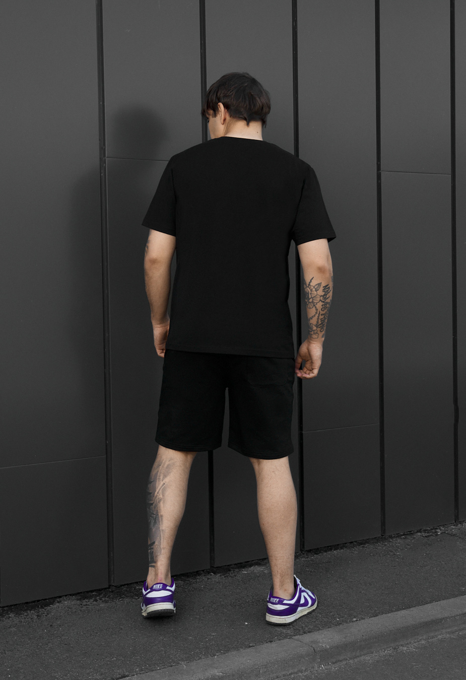 Komplet koszulka + spodenki Staff sp logo black