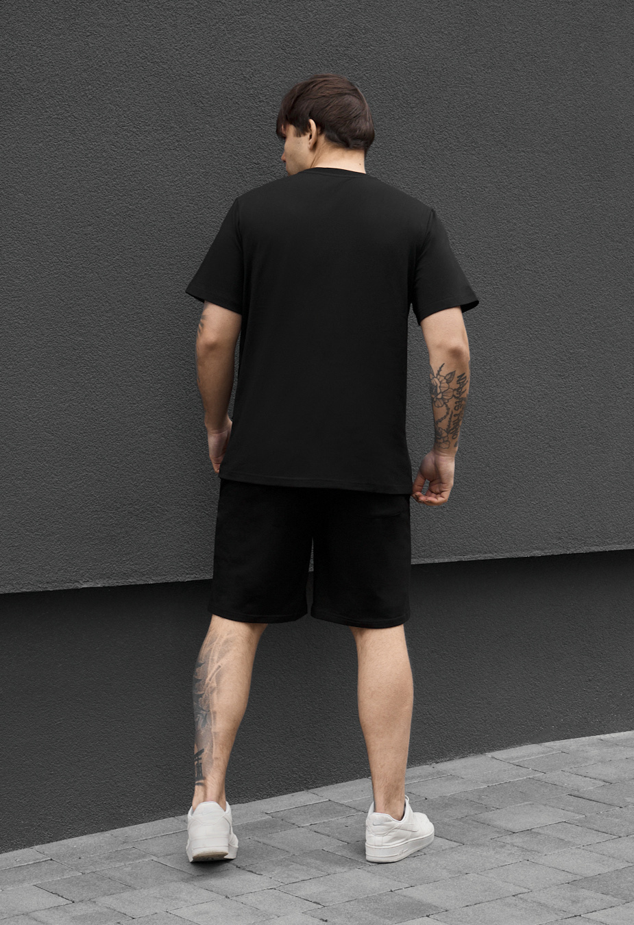 Komplekt koszulka + spodenki Staff oc black reflective