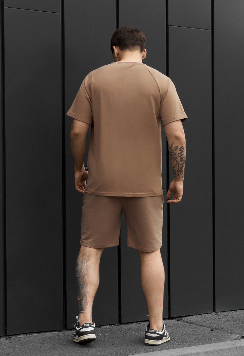 Komplet koszulka + spodenki Staff mb logo brown