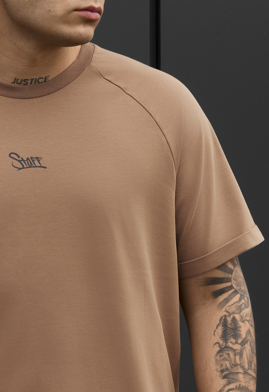Komplet koszulka + spodenki Staff mb logo brown