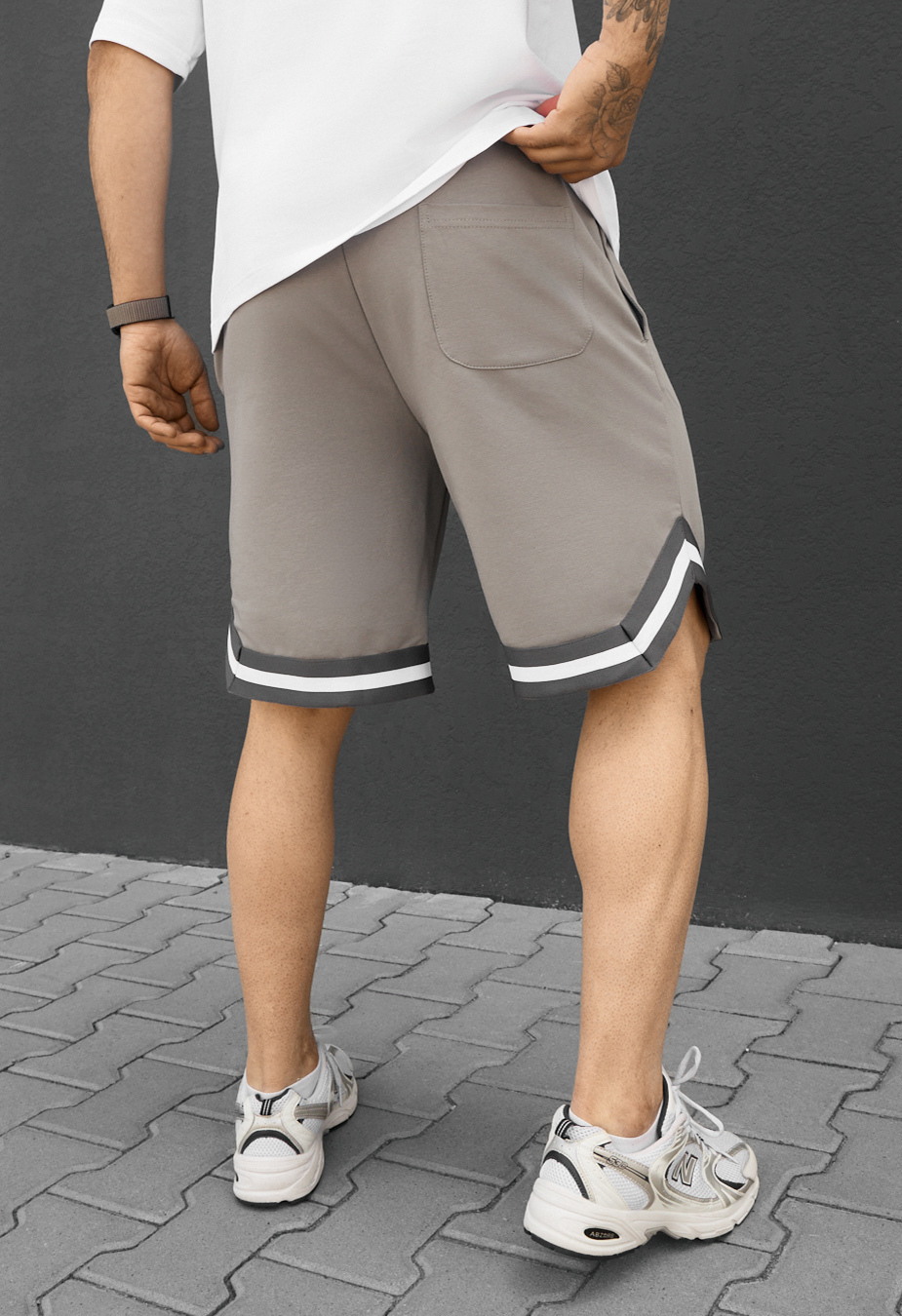 Spodenki Staff tw gray