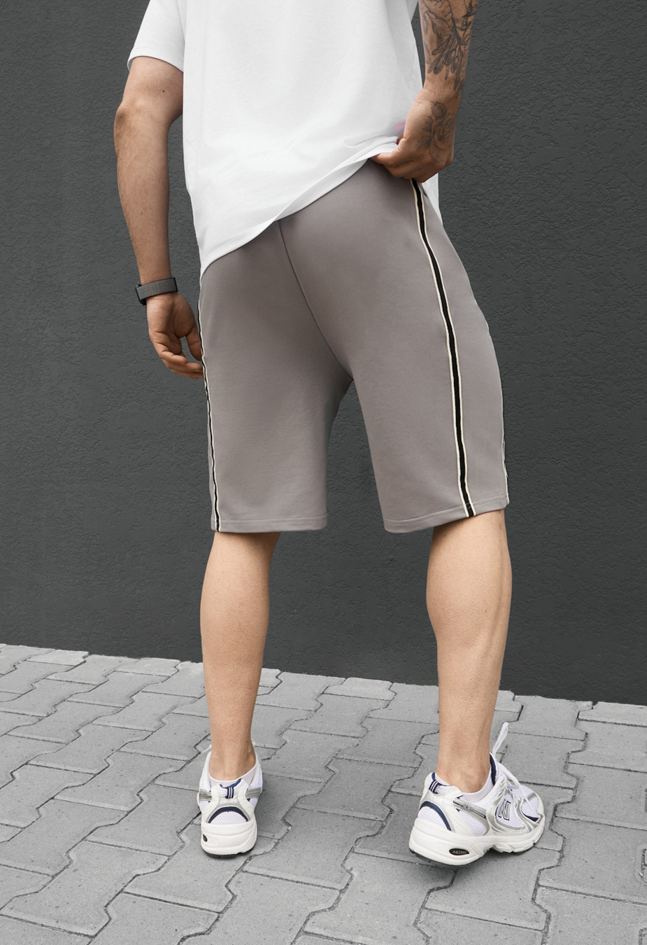 Spodenki Staff sla light gray