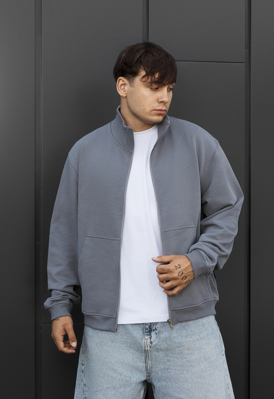 Olimpijka Staff ry gray oversize