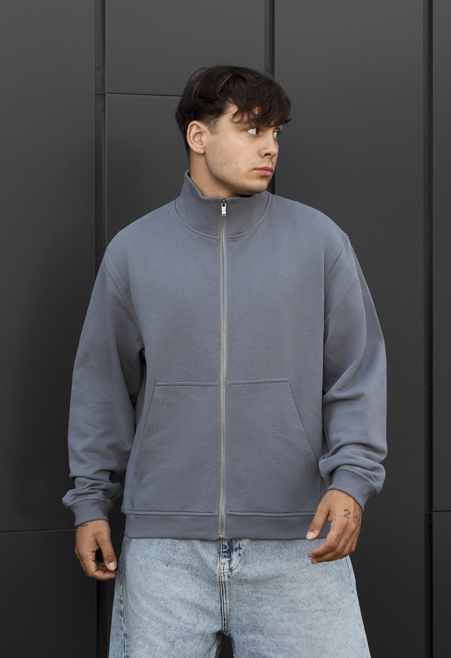 Olimpijka Staff ry gray oversize