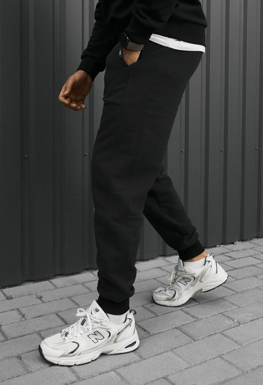 Spodnie dresowe Staff rol black fleece