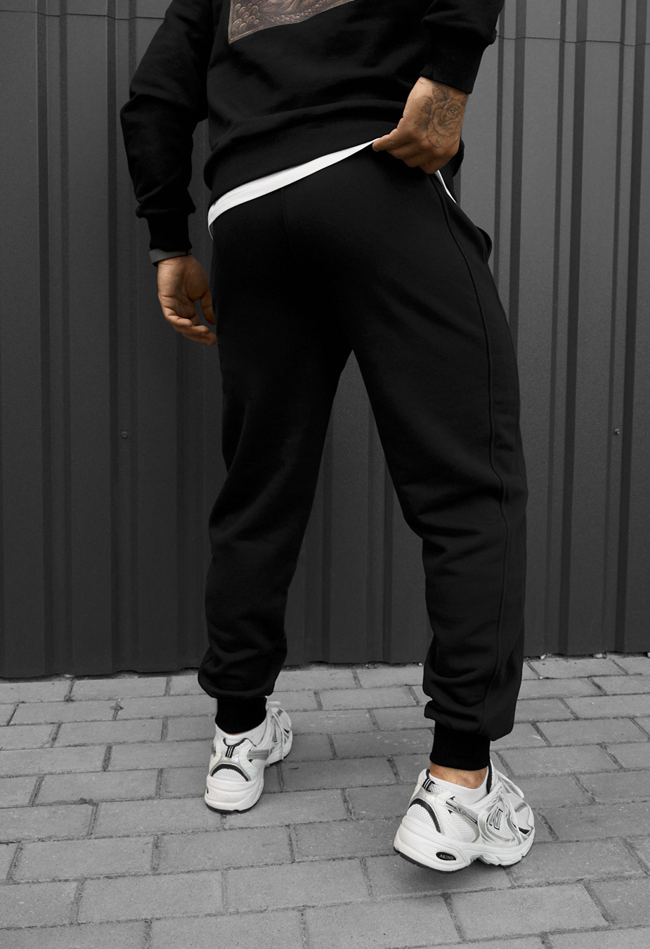Spodnie dresowe Staff rol black fleece