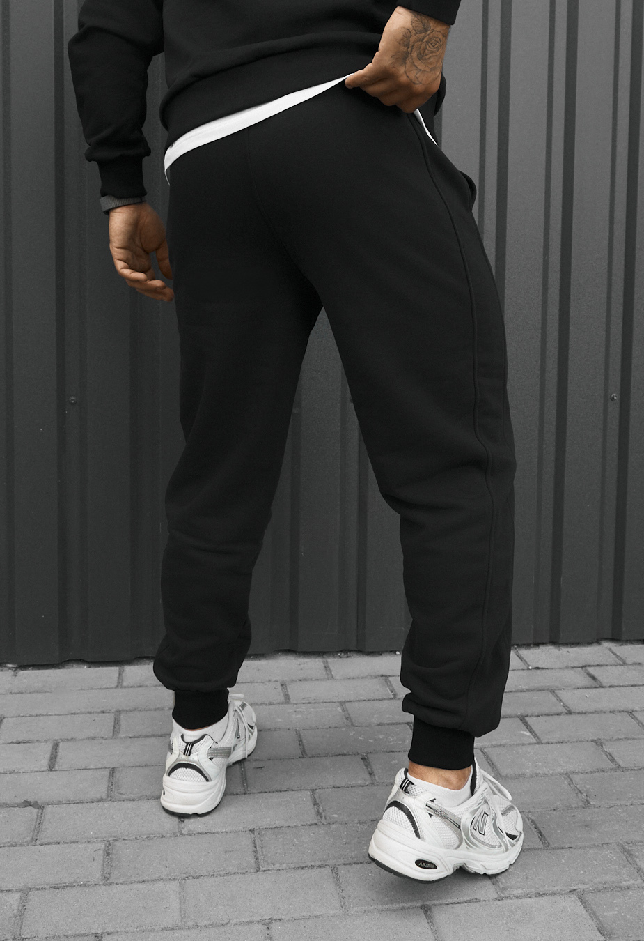 Spodnie dresowe Staff rol black fleece