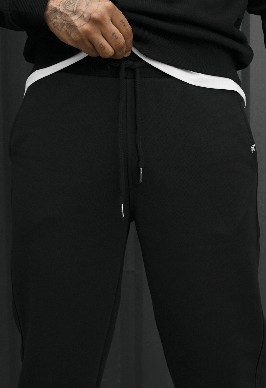 Spodnie dresowe Staff rol black fleece