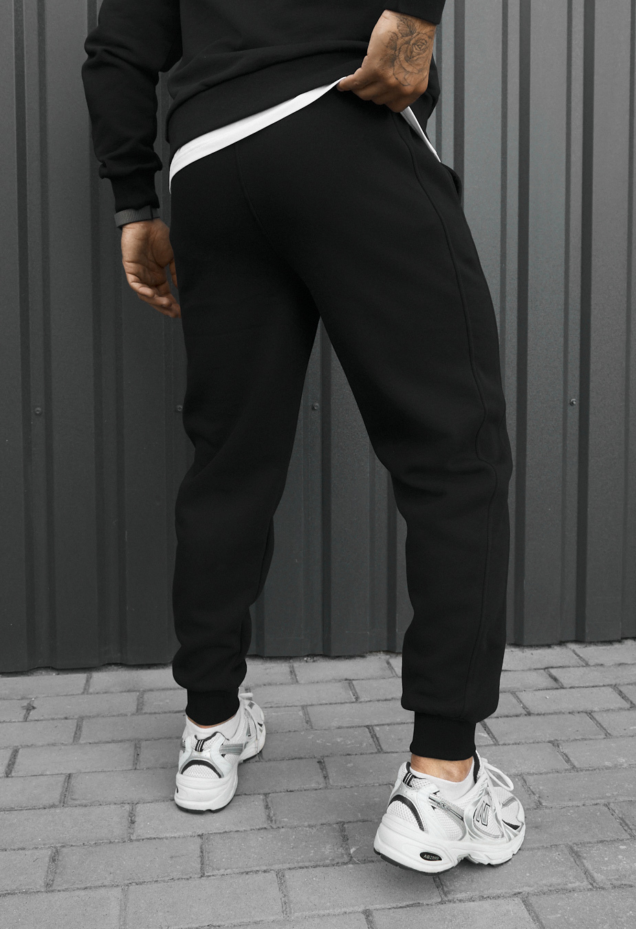 Spodnie dresowe Staff rol black fleece