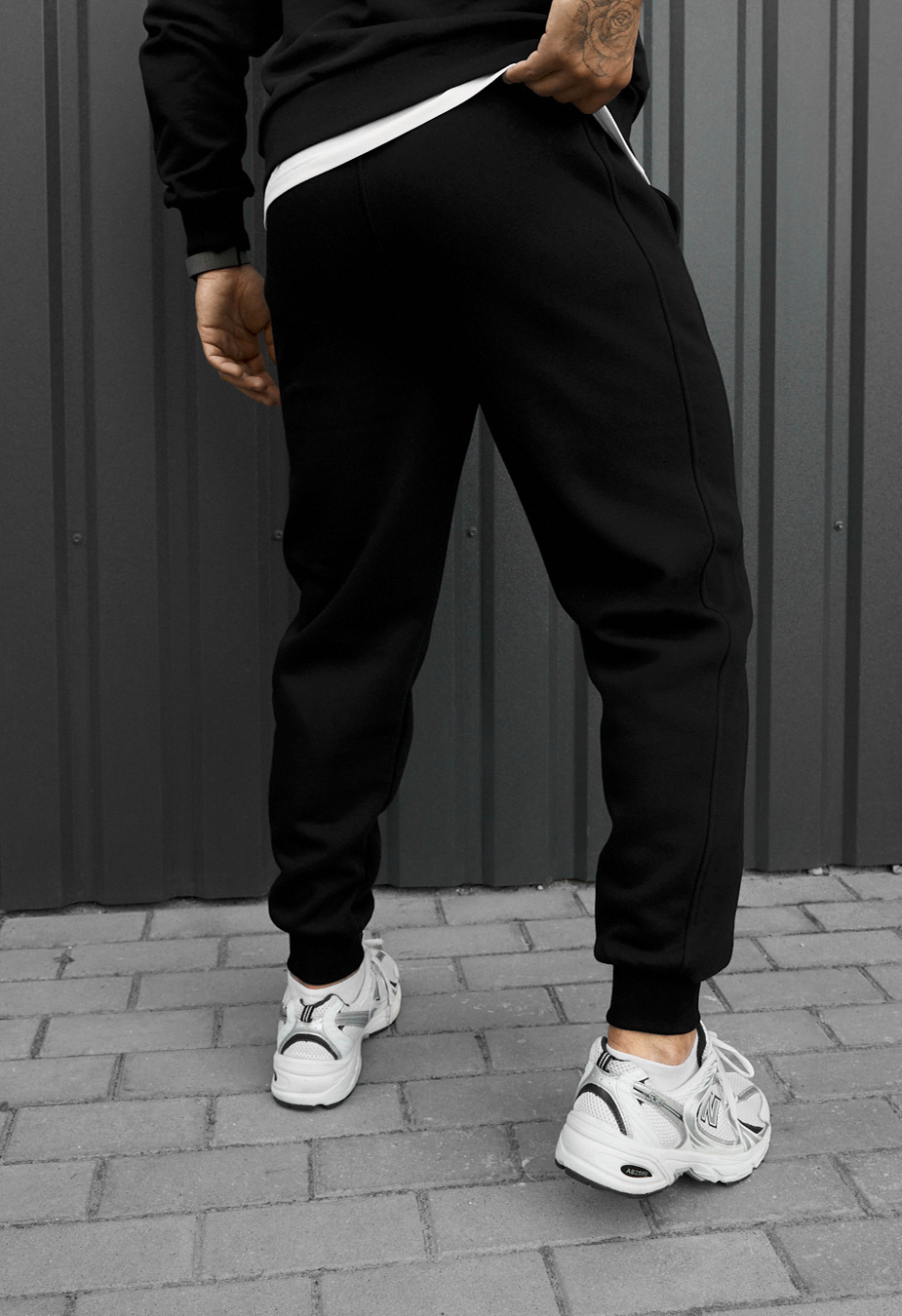 Spodnie dresowe Staff rol black fleece