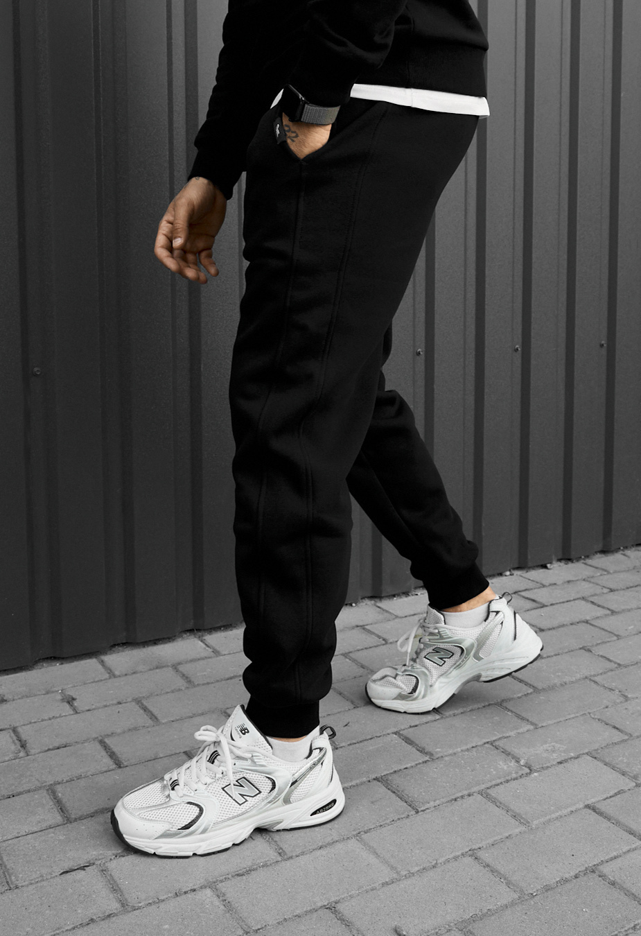 Spodnie dresowe Staff rol black fleece