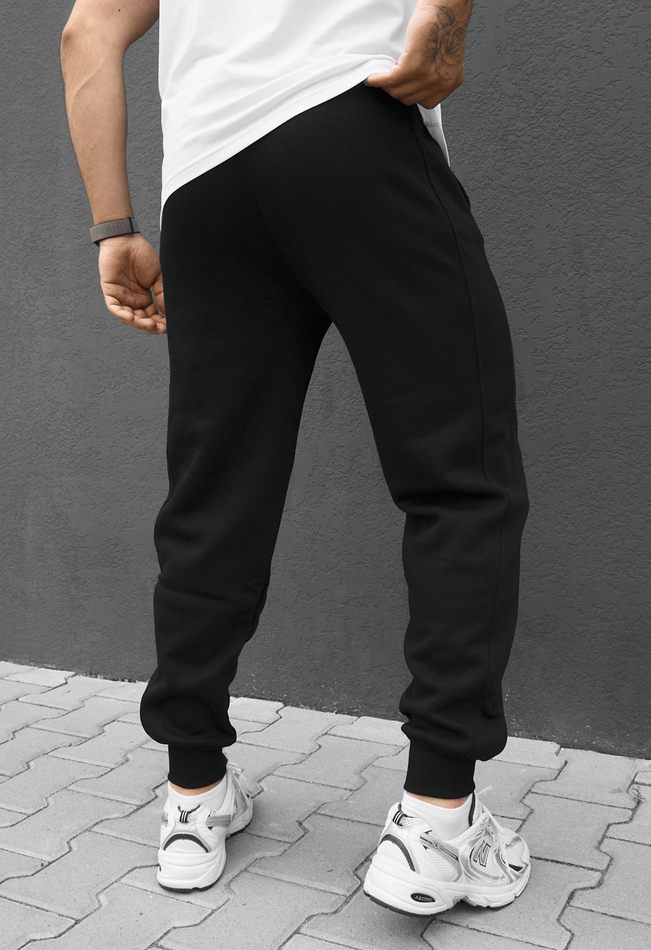 Spodnie dresowe Staff rol black fleece