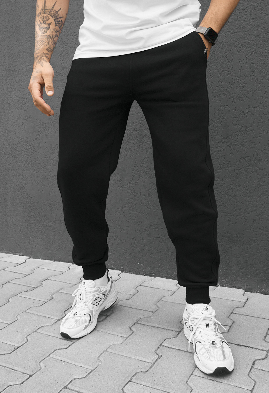 Spodnie dresowe Staff rol black fleece