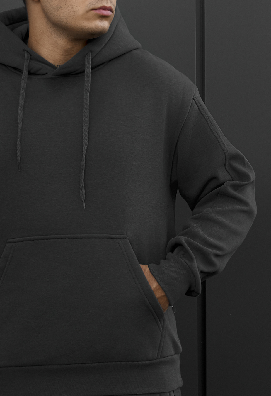 Dres Staff cr gray fleece