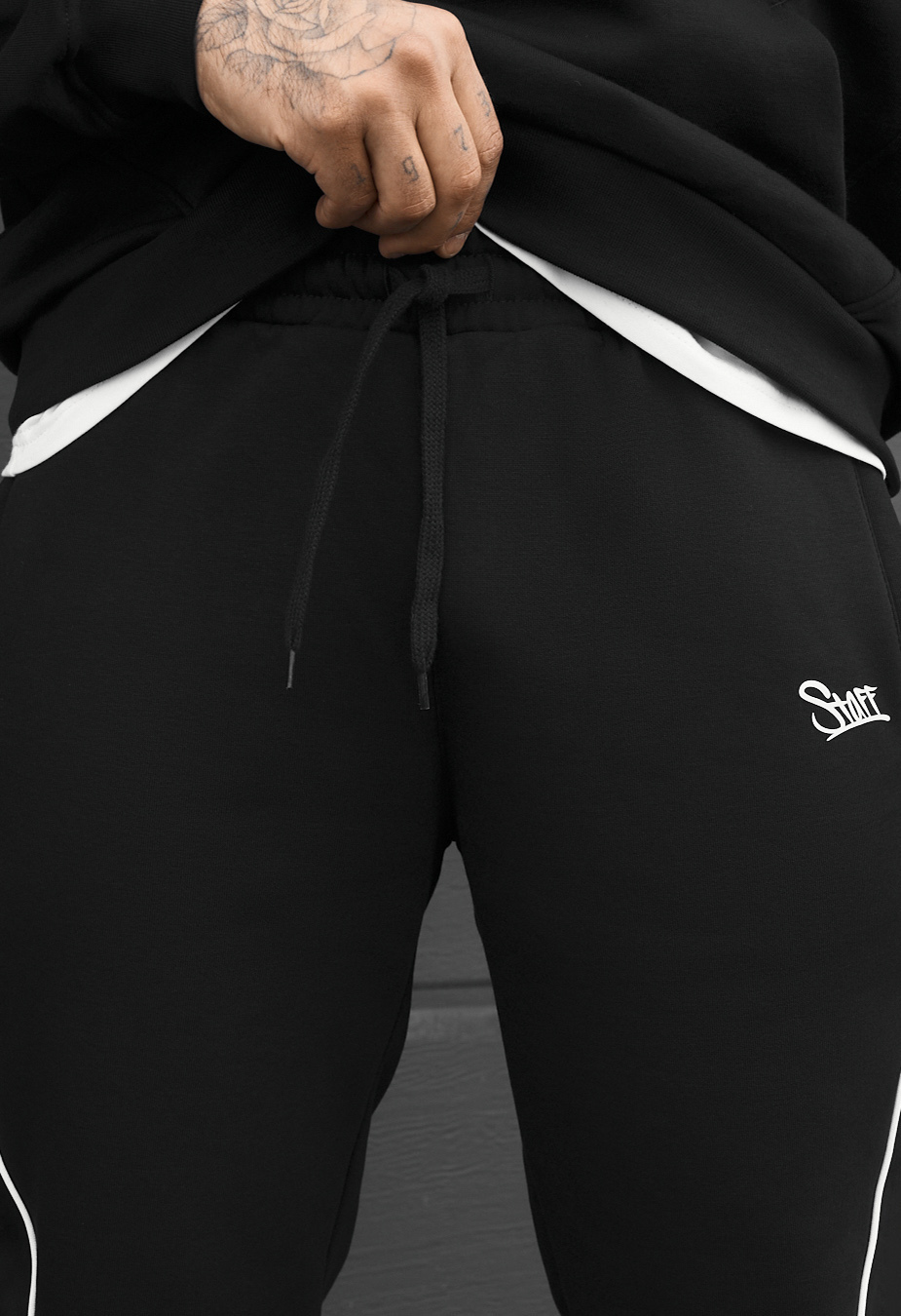 Spodnie dresowe Staff tlo black reflective fleece