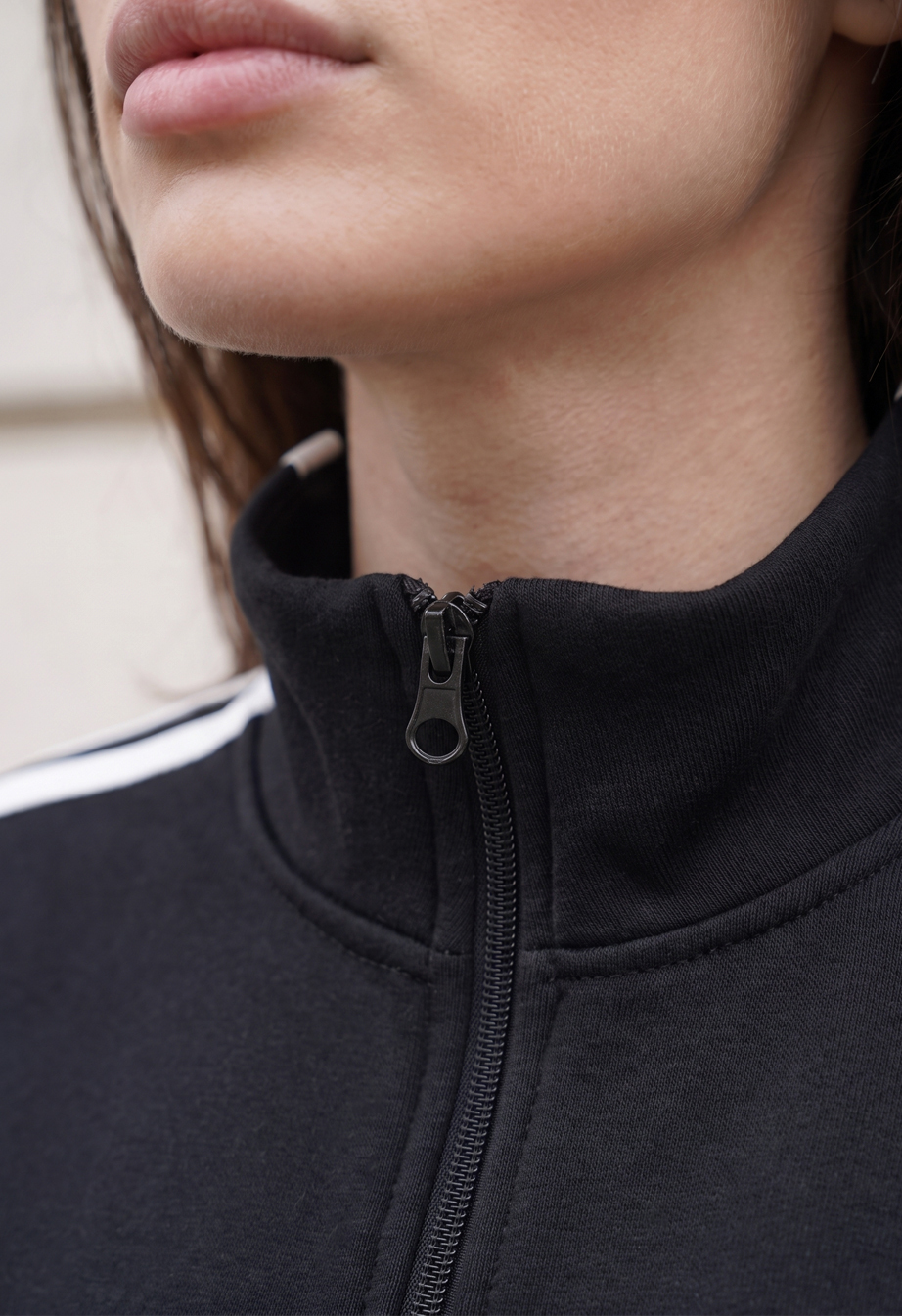 Dres Staff lik black oversize fleece