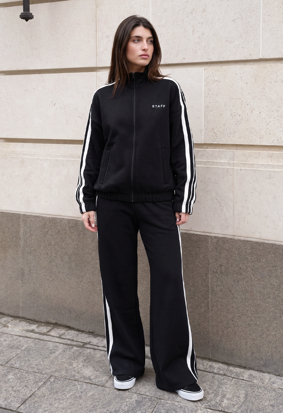 Dres Staff lik black oversize fleece